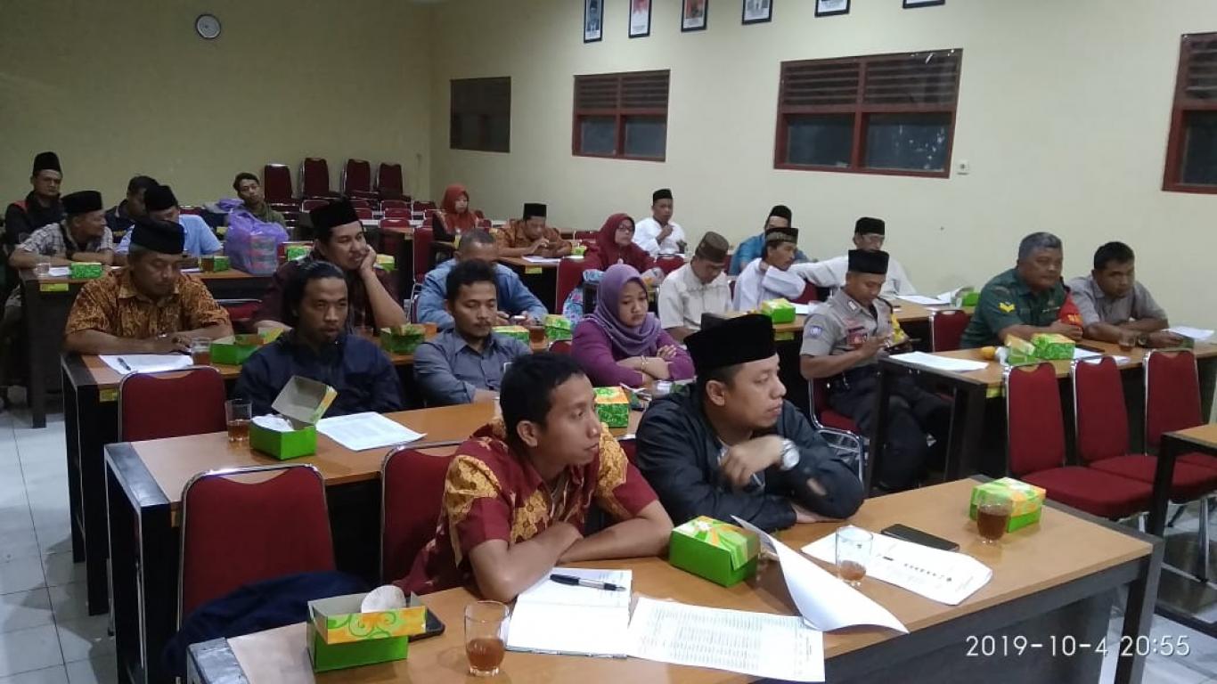 Rapat Persiapan Upacara Adat Rebopungkasan Desa Wonokromo 2019
